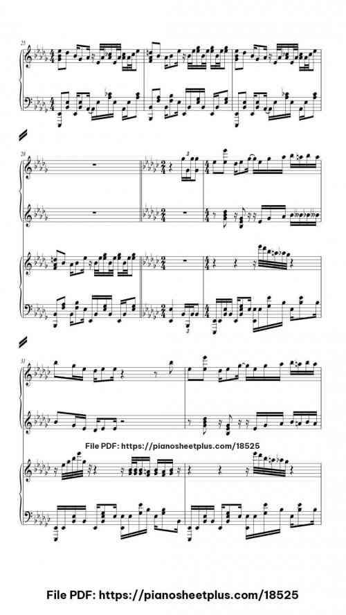 Bug by Kairiki Bear Level Advanced 12 Bug piano sheet music free pdf