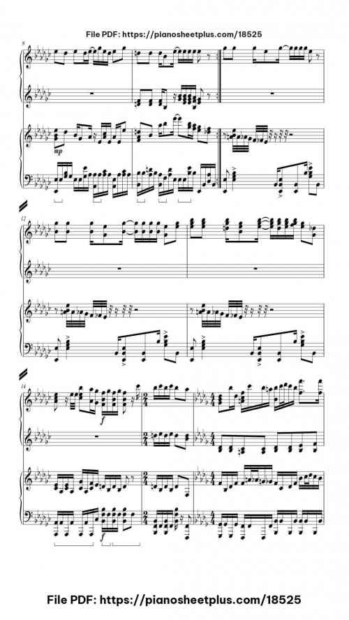 Bug by Kairiki Bear Level Advanced 10 Bug piano sheet music free pdf