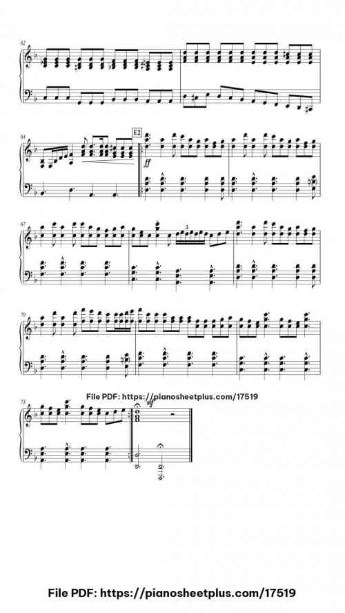 Cannon in D minor by Thomas Bergersen Level Intermediate 10 Cannon in D minor piano sheet music free pdf