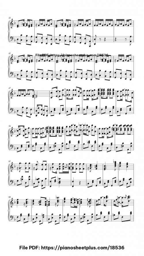 Cantina Band –Star Wars Theme by John Williams Level Mid-Advanced 5 Cantina Band –Star Wars Theme piano sheet music free pdf