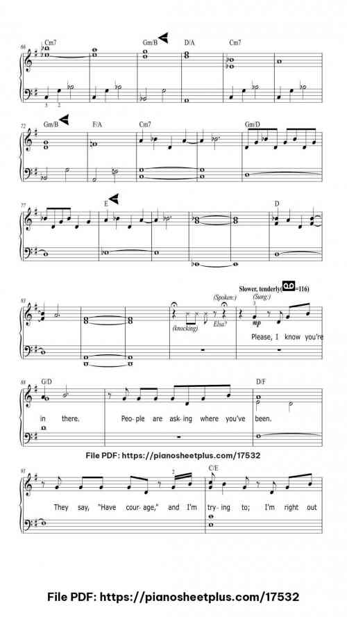 Do You Want To Build A Snowman? (from Disney's Frozen) by Kristen Bell/Agatha Lee Monn Level Intermediate 9 Do You Want To Build A Snowman? (from Disney's Frozen) piano sheet music free pdf