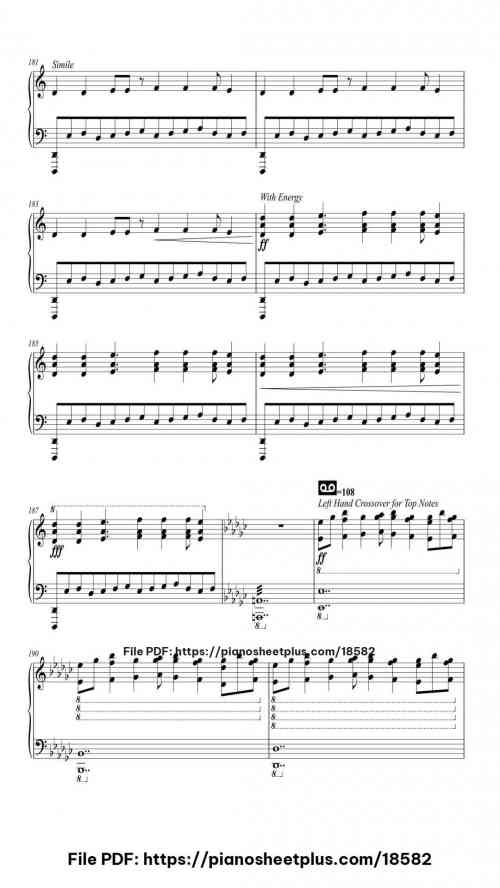 Dr. Who Suite - I am the Doctor by Murray Gold Level Advanced 21 Dr. Who Suite - I am the Doctor piano sheet music free pdf