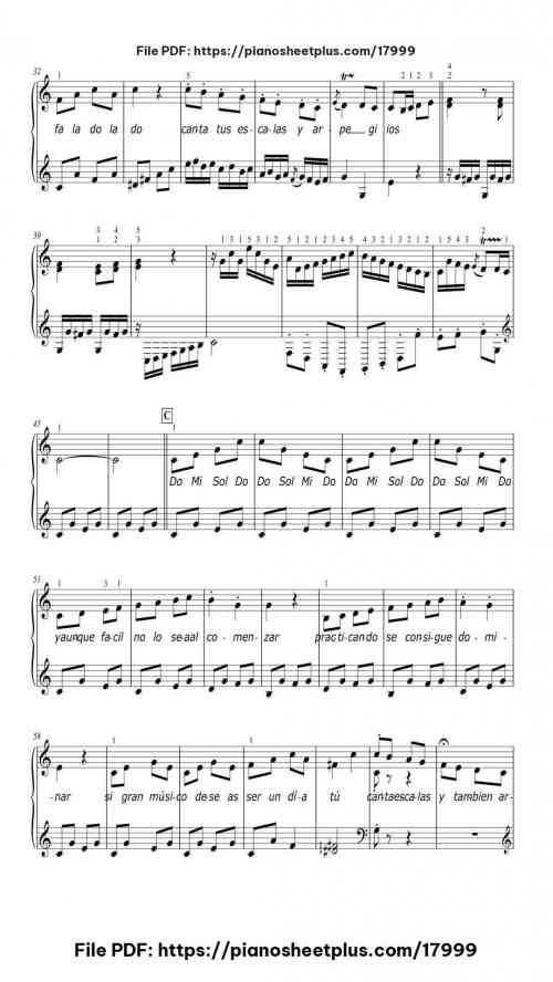 Escalas y Arpegios by Sherman Brothers Level Mid-Advanced 5 Escalas y Arpegios piano sheet music free pdf