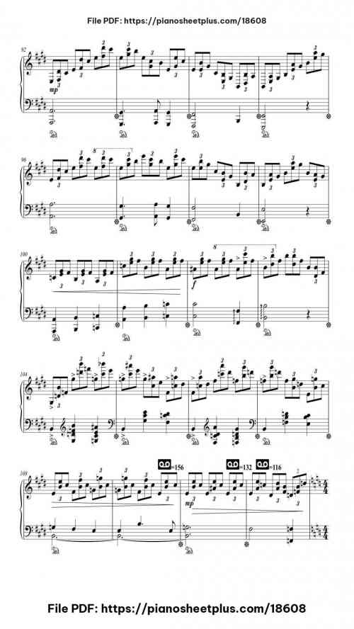 Etude in A flat Major, Op. 25 by Frédéric Chopin Level Professional 27 Etude in A flat Major, Op. 25 piano sheet music free pdf