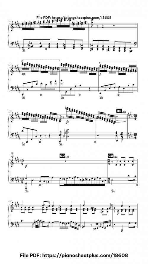 Etude in A flat Major, Op. 25 by Frédéric Chopin Level Professional 29 Etude in A flat Major, Op. 25 piano sheet music free pdf