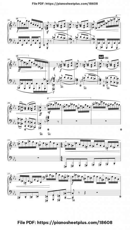 Etude in A flat Major, Op. 25 by Frédéric Chopin Level Professional 34 Etude in A flat Major, Op. 25 piano sheet music free pdf
