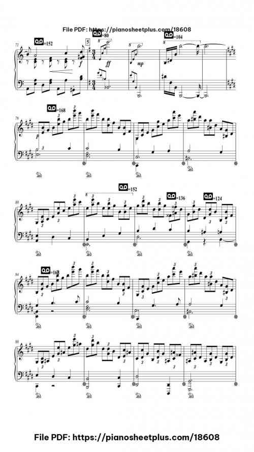 Etude in A flat Major, Op. 25 by Frédéric Chopin Level Professional 26 Etude in A flat Major, Op. 25 piano sheet music free pdf