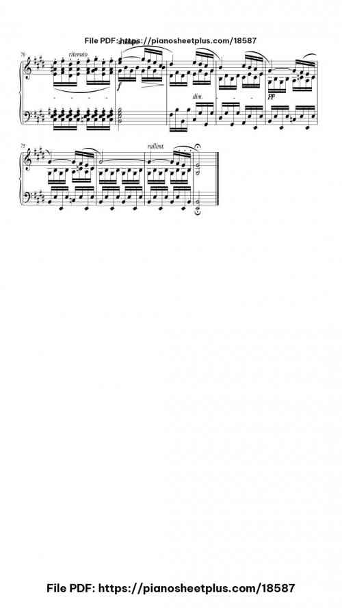 Etude Op. 10 No. 3 in E Major "Tristesse" by Frédéric Chopin Level Intermediate 8 Etude Op. 10 No. 3 in E Major "Tristesse" piano sheet music free pdf