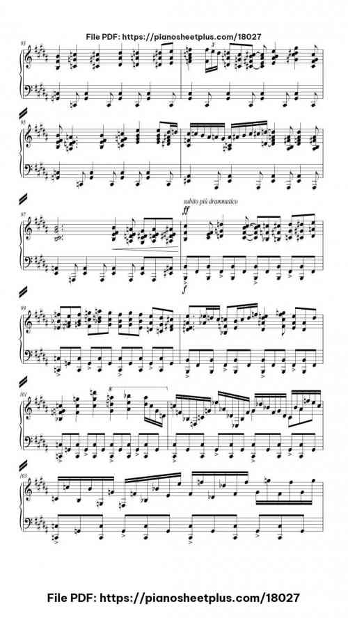 Fantasia Minore (2020-21) by Zeren Grove Level Mastery 35 Fantasia Minore (2020-21) piano sheet music free pdf