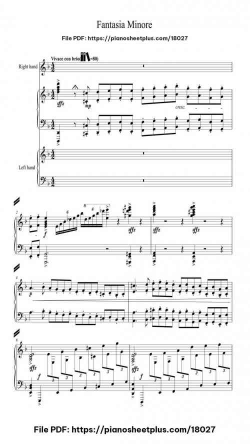 Fantasia Minore (2020-21) by Zeren Grove Level Mastery 21 Fantasia Minore (2020-21) piano sheet music free pdf