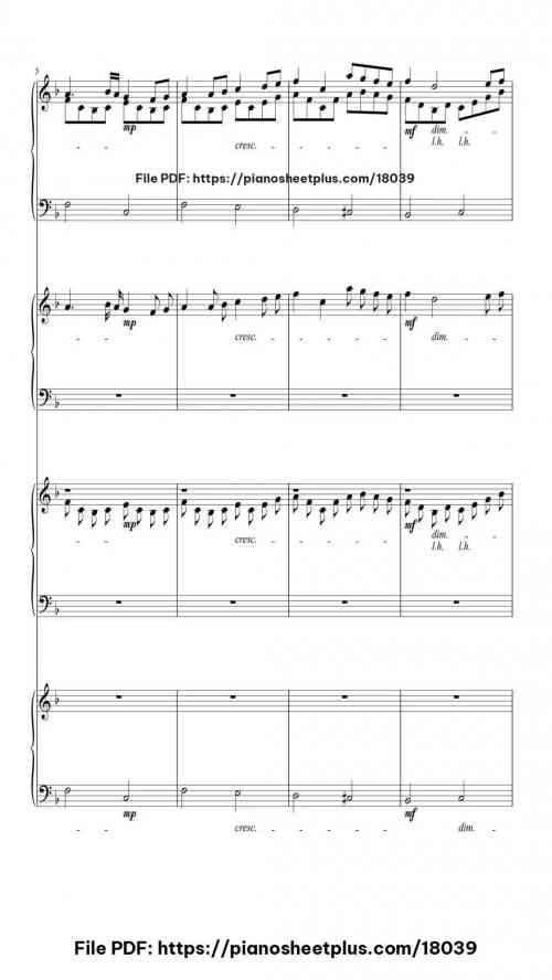 Final Fantasy II Town by Nobuo Uematsu Level Intermediate 8 Final Fantasy II Town piano sheet music free pdf