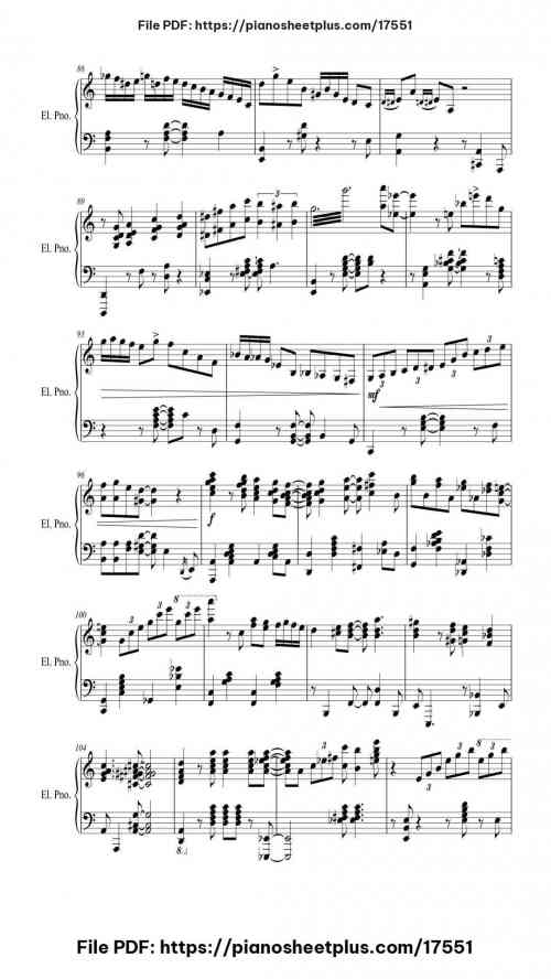 Fly Me to the Moon by Frank Sinatra Level Advanced 11 Fly Me to the Moon piano sheet music free pdf