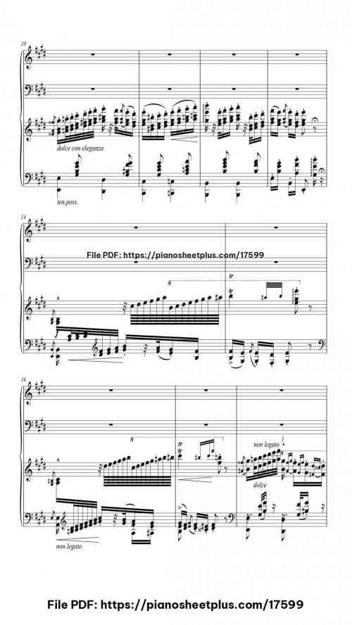 Hungarian Rhapsody No. 10 - Preludio by Franz Liszt Level Advanced 25 Hungarian Rhapsody No. 10 - Preludio piano sheet music free pdf