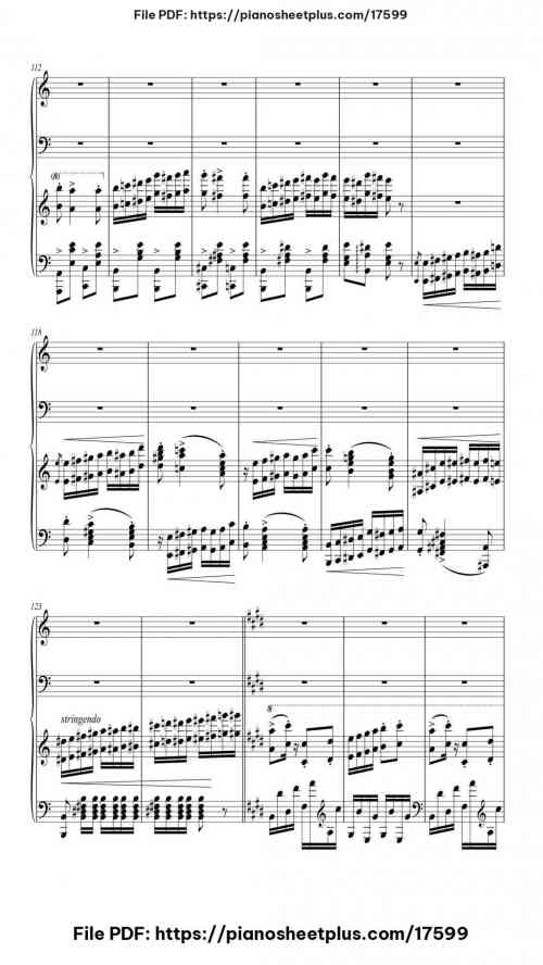 Hungarian Rhapsody No. 10 - Preludio by Franz Liszt Level Advanced 42 Hungarian Rhapsody No. 10 - Preludio piano sheet music free pdf