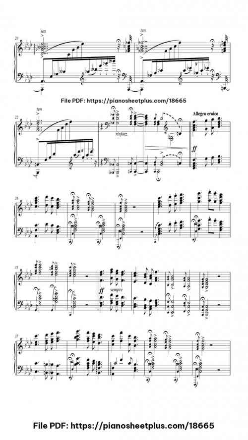 Hungarian Rhapsody No. 14 in A Minor, S. 244/14 by Franz Liszt Level Professional 25 Hungarian Rhapsody No. 14 in A Minor, S. 244/14 piano sheet music free pdf