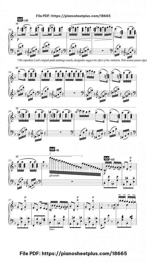 Hungarian Rhapsody No. 14 in A Minor, S. 244/14 by Franz Liszt Level Professional 39 Hungarian Rhapsody No. 14 in A Minor, S. 244/14 piano sheet music free pdf