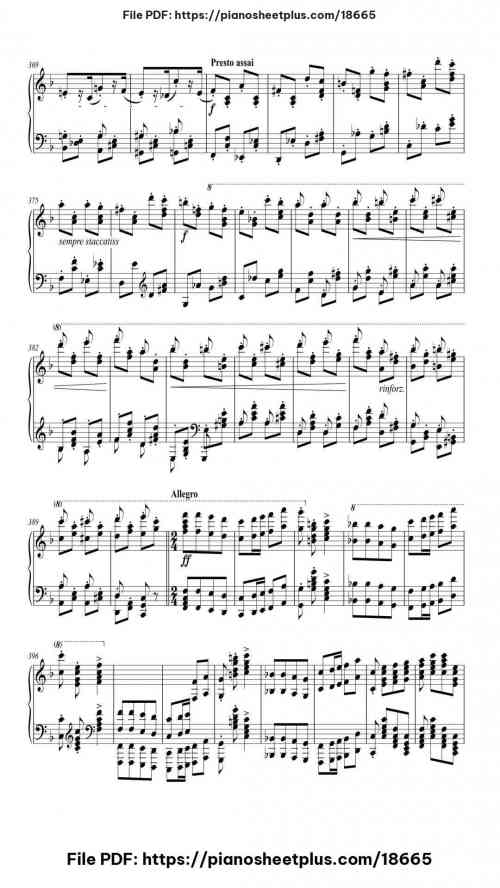 Hungarian Rhapsody No. 14 in A Minor, S. 244/14 by Franz Liszt Level Professional 43 Hungarian Rhapsody No. 14 in A Minor, S. 244/14 piano sheet music free pdf
