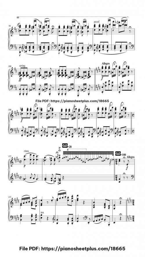 Hungarian Rhapsody No. 14 in A Minor, S. 244/14 by Franz Liszt Level Professional 30 Hungarian Rhapsody No. 14 in A Minor, S. 244/14 piano sheet music free pdf