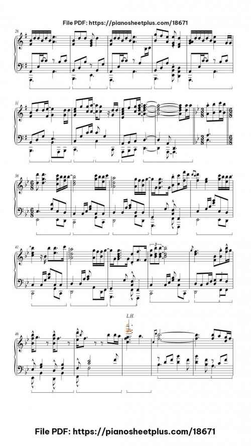 I Have Nothing by Whitney Houston Level Mid-Advanced 7 I Have Nothing piano sheet music free pdf