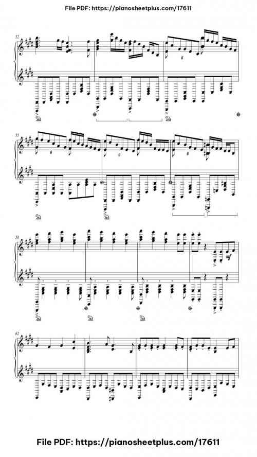 Inferno by Mrs. GREEN APPLE Level Advanced 15 Inferno piano sheet music free pdf