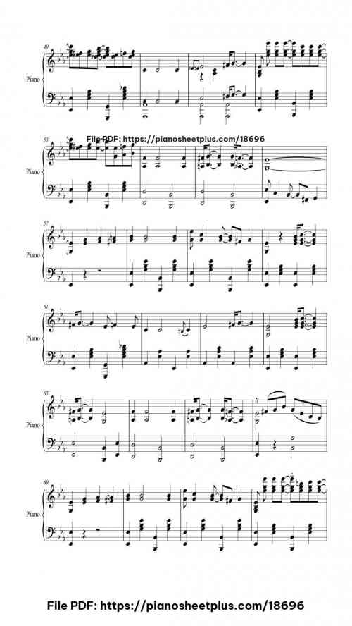 Joe Turner Blues by W. C. Handy Level Mid-Advanced 7 Joe Turner Blues piano sheet music free pdf