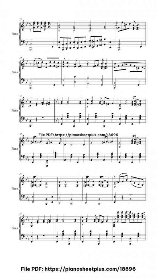 Joe Turner Blues by W. C. Handy Level Mid-Advanced 6 Joe Turner Blues piano sheet music free pdf
