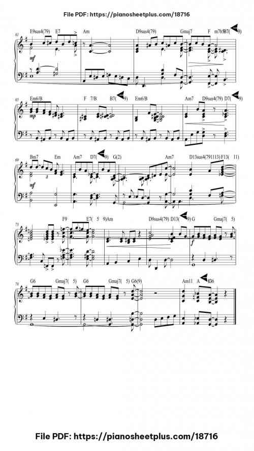 Lullaby Of Birdland by Ella Fitzgerald Level Intermediate 8 Lullaby Of Birdland piano sheet music free pdf