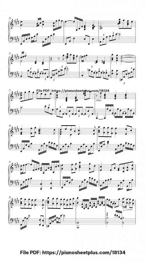 Melodies Of Life by Nobuo Uematsu Level Intermediate 5 Melodies Of Life piano sheet music free pdf