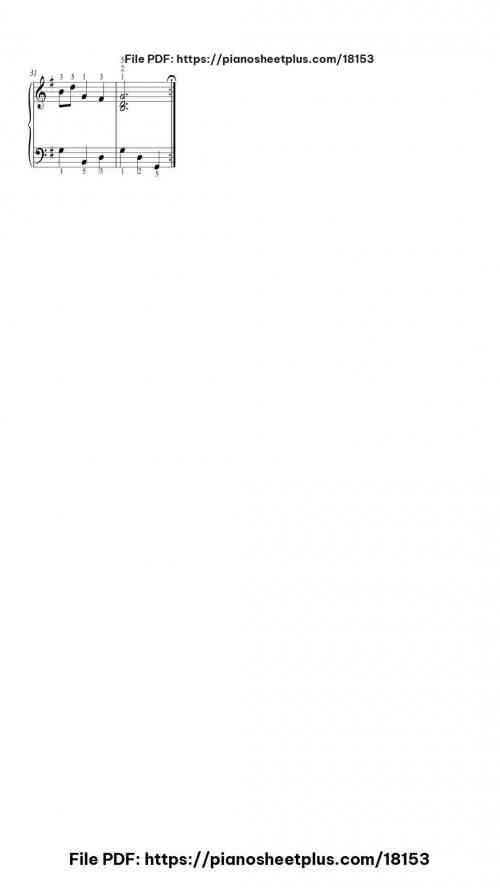 Minueto I in G Major (BWV Anhang 114) by Christian Petzold Level Beginner 4 Minueto I in G Major (BWV Anhang 114) piano sheet music free pdf