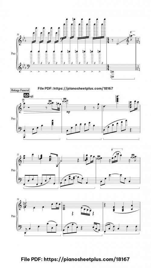 Naruto Medley by Kyle Landry Level Advanced 10 Naruto Medley piano sheet music free pdf