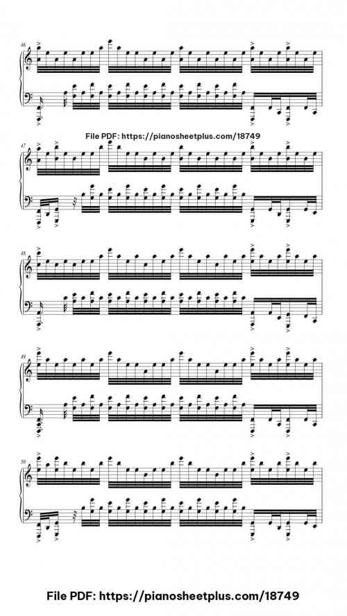 No Time for Caution by Hans Zimmer Level Mid-Advanced 10 No Time for Caution piano sheet music free pdf