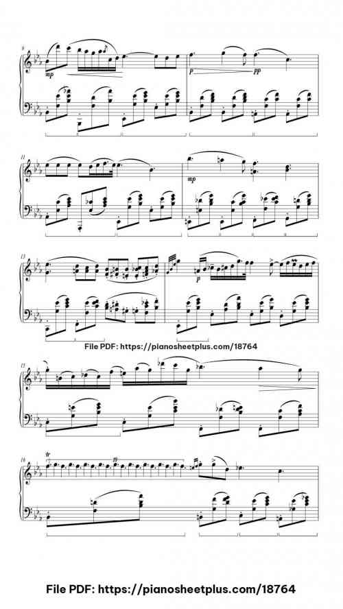 Nocturne in E-flat Major, Op. 9 No. 2 by F. Chopin Level Mastery 7 Nocturne in E-flat Major, Op. 9 No. 2 piano sheet music free pdf
