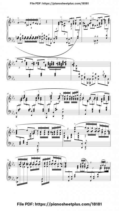 Nocturne Op. 48 No. 1 in C Minor by Chopin Level Professional 11 Nocturne Op. 48 No. 1 in C Minor piano sheet music free pdf