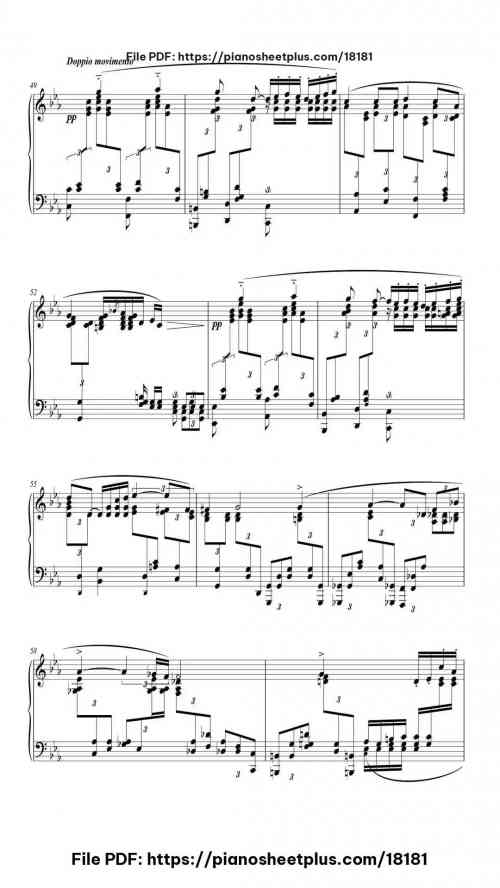 Nocturne Op. 48 No. 1 in C Minor by Chopin Level Professional 10 Nocturne Op. 48 No. 1 in C Minor piano sheet music free pdf