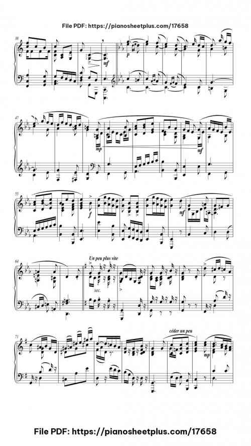 Novelette No. 1 in C Major by Francis Poulenc Level Mid-Advanced 5 Novelette No. 1 in C Major piano sheet music free pdf