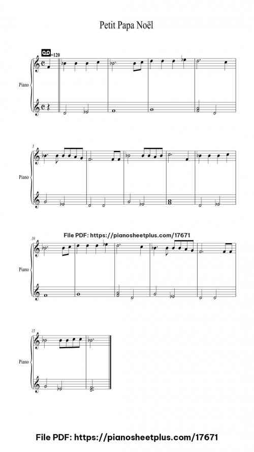 Petit Papa Noël by Henri Martinet Level Easy 5 Petit Papa Noël by Henri Martinet Level Easy