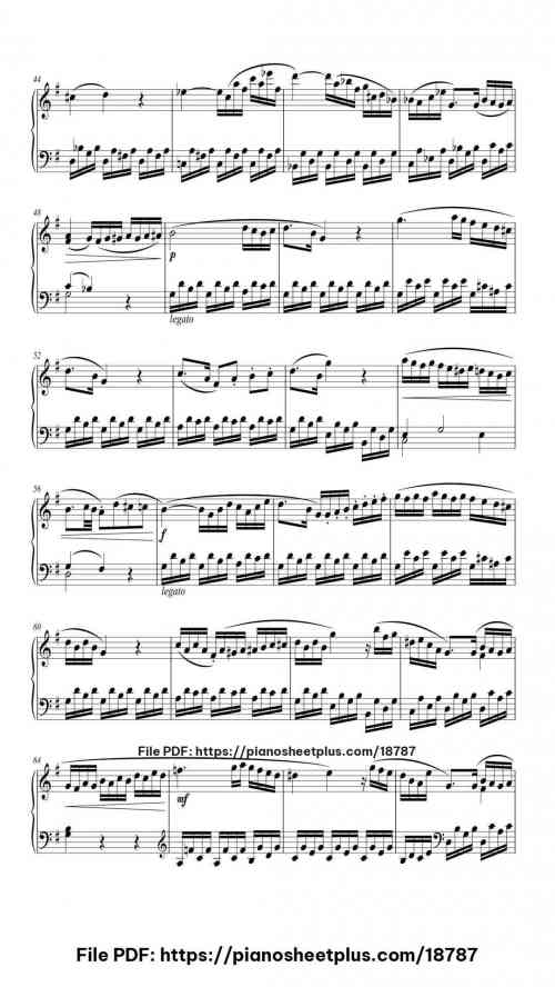 Piano Sonata No. 16 in C Major, K. 545: II. Andante by Wolfgang Amadeus Mozart Level Intermediate 7 Piano Sonata No. 16 in C Major, K. 545: II. Andante piano sheet music free pdf