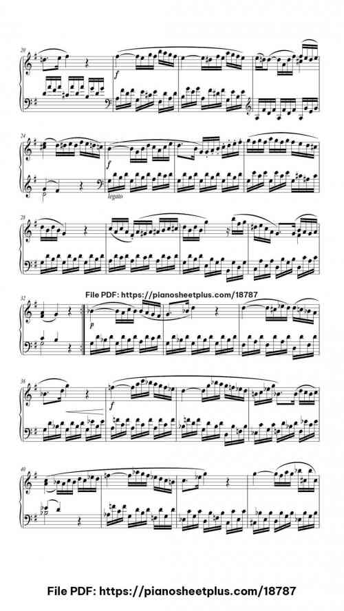 Piano Sonata No. 16 in C Major, K. 545: II. Andante by Wolfgang Amadeus Mozart Level Intermediate 6 Piano Sonata No. 16 in C Major, K. 545: II. Andante piano sheet music free pdf