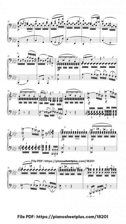 Piano Sonata No. 8 in C Minor, Op. 13 "Pathétique": II. Adagio cantabile by Ludwig van Beethoven Level Mid-Advanced 6 Piano Sonata No. 8 in C Minor, Op. 13 "Pathétique": II. Adagio cantabile piano sheet music free pdf