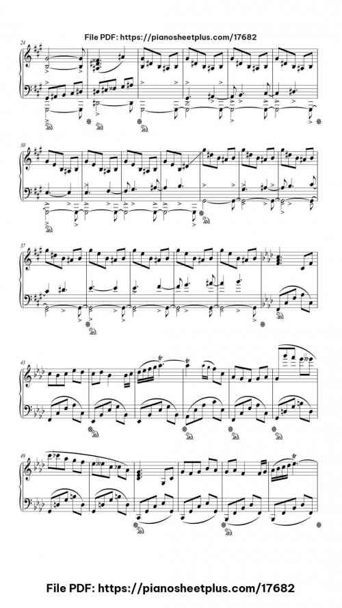 Prelude in A Major, Op. 5, No. 3 by Ramskay Level Mid-Advanced 9 Prelude in A Major, Op. 5, No. 3 piano sheet music free pdf