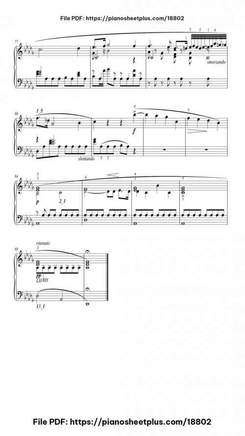 Prelude in D-flat Major, Op. 28, No. 15 "Raindrop" by Frédéric Chopin Level Mastery 10 Prelude in D-flat Major, Op. 28, No. 15 "Raindrop" piano sheet music free pdf