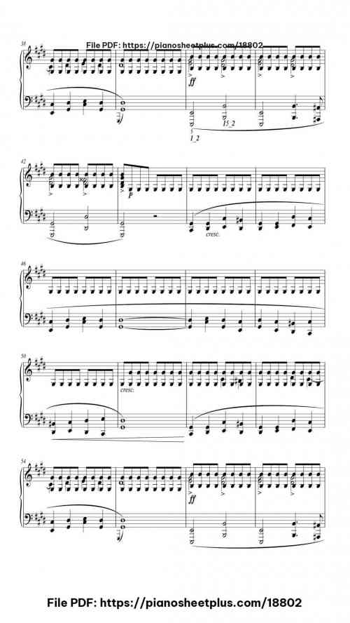 Prelude in D-flat Major, Op. 28, No. 15 "Raindrop" by Frédéric Chopin Level Mastery 8 Prelude in D-flat Major, Op. 28, No. 15 "Raindrop" piano sheet music free pdf