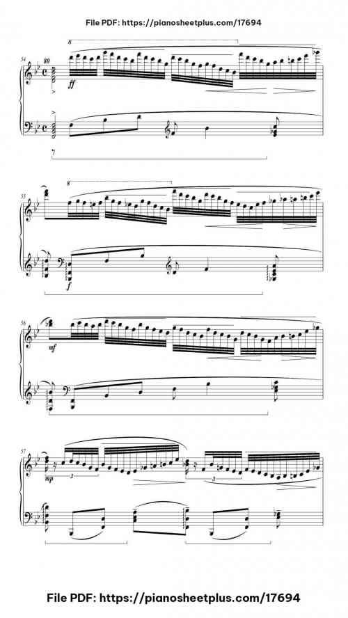 Prélude Op. 23 No. 2 in B-Flat Major by Sergei Rachmaninoff Level Professional 17 Prélude Op. 23 No. 2 in B-Flat Major piano sheet music free pdf