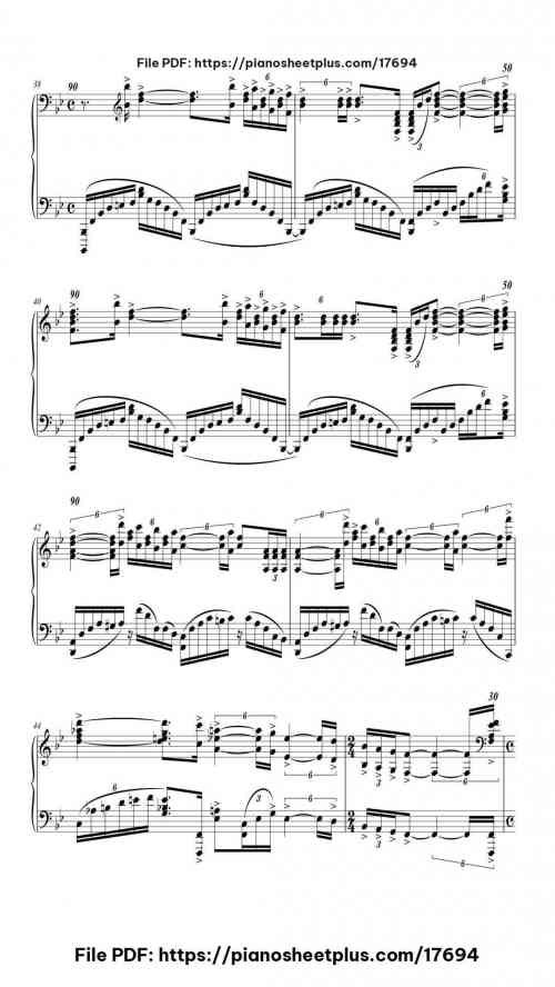Prélude Op. 23 No. 2 in B-Flat Major by Sergei Rachmaninoff Level Professional 15 Prélude Op. 23 No. 2 in B-Flat Major piano sheet music free pdf