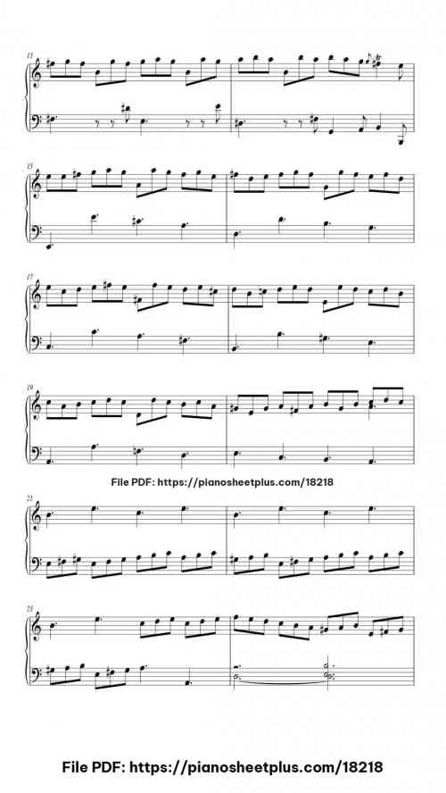 Premier Livre de Pièces de Clavecin: 1. Prélude by Jean-Philippe Rameau Level Intermediate 7 Premier Livre de Pièces de Clavecin: 1. Prélude piano sheet music free pdf