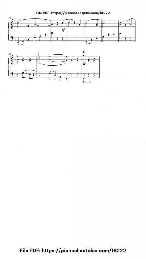 Que Sera, Sera (Whatever Will Be, Will Be) by Doris Day Level Beginner 6 Que Sera, Sera (Whatever Will Be, Will Be) piano sheet music free pdf