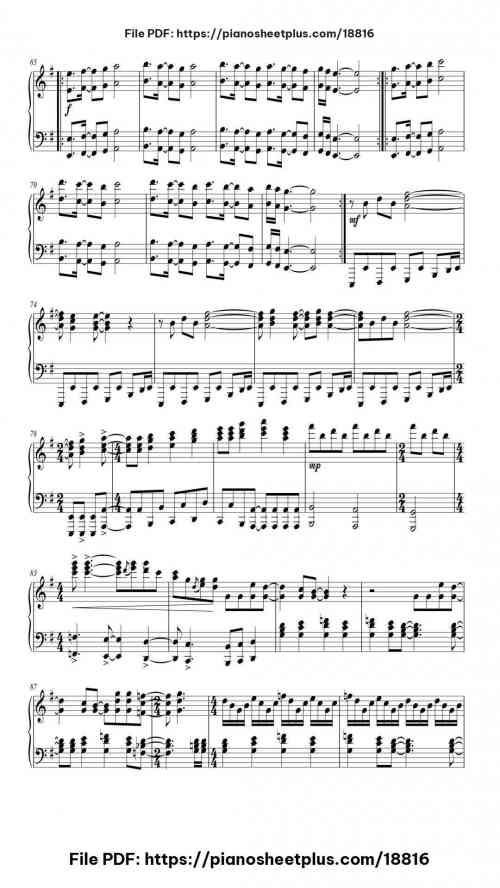 Roundabout by Yes Level Intermediate 10 Roundabout piano sheet music free pdf