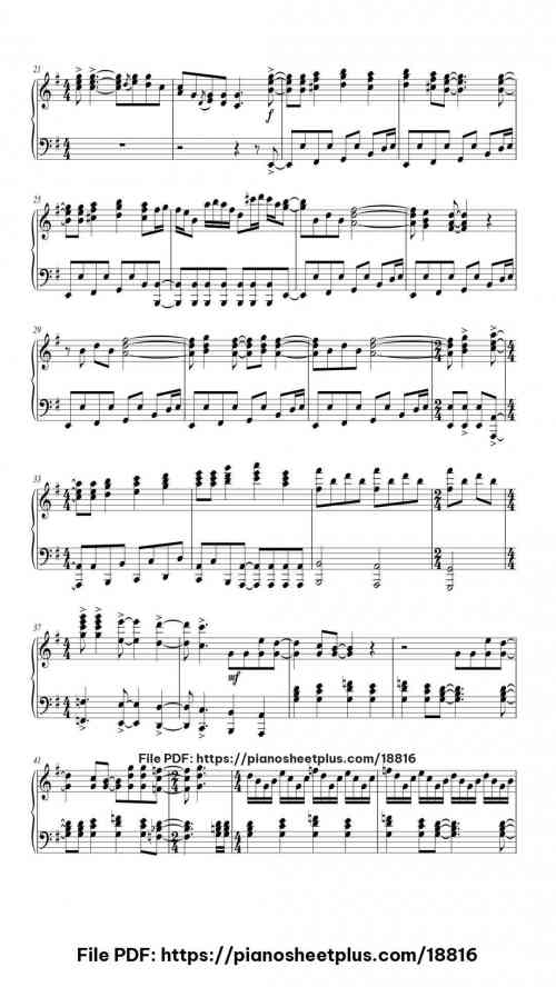 Roundabout by Yes Level Intermediate 8 Roundabout piano sheet music free pdf