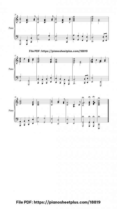 Russian National Anthem by Alexander Alexandrov Level Intermediate 4 Russian National Anthem piano sheet music free pdf