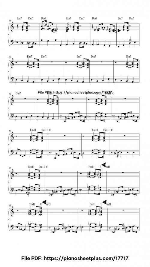 So What by Miles Davis Level Intermediate 7 So What piano sheet music free pdf